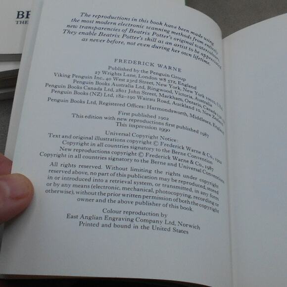 Vintage Beatrix Potter 6 Mini Book Collection BP Gas Promo 1990 Peter Rabbit - Picture 7 of 16